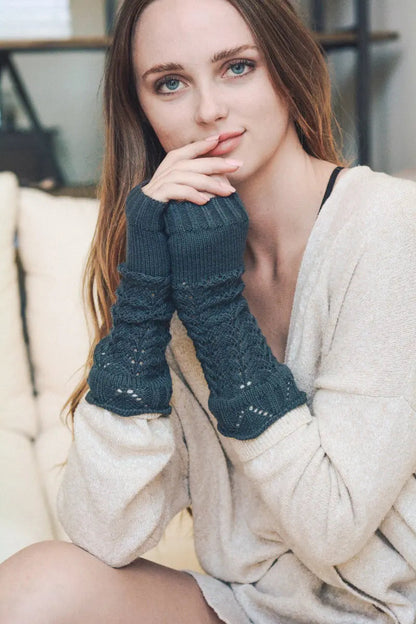 Cable Knit Arm Warmers