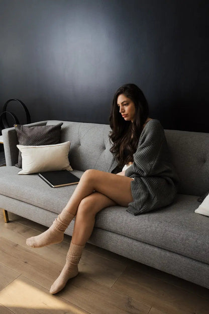 Slouchy Knit Socks