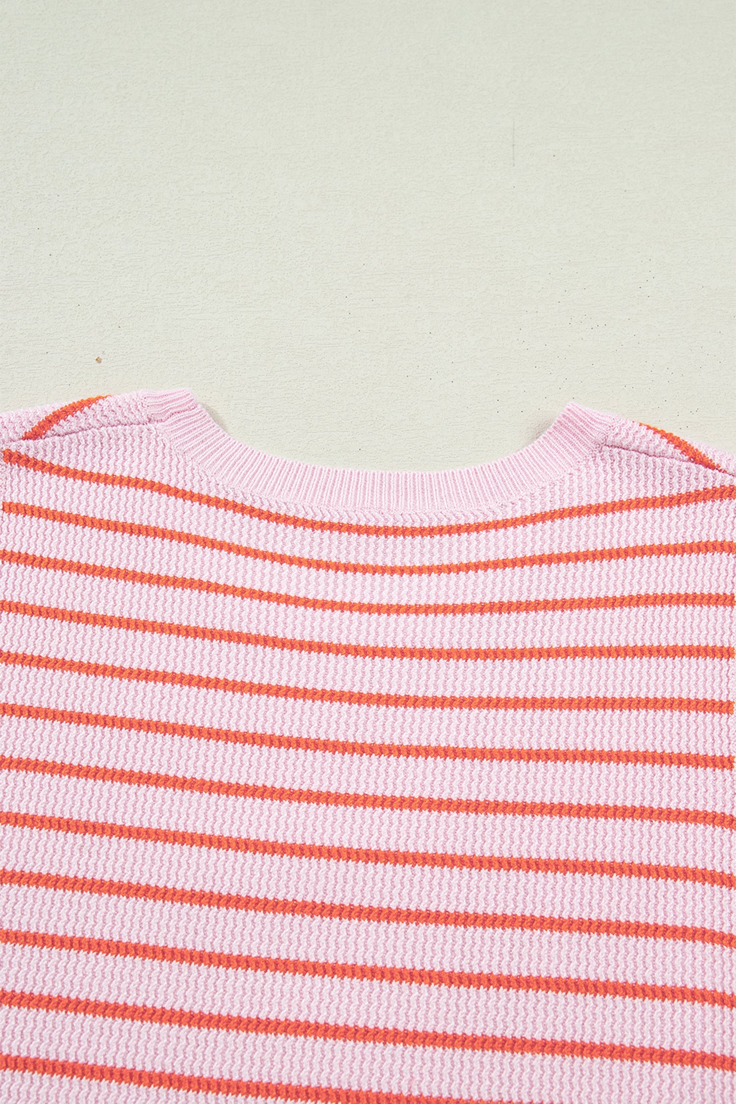 Lightweight Striped Knit Sleeveless Tank Sweater Vest — Breathable Casual Everyday Style - Sweater Vests