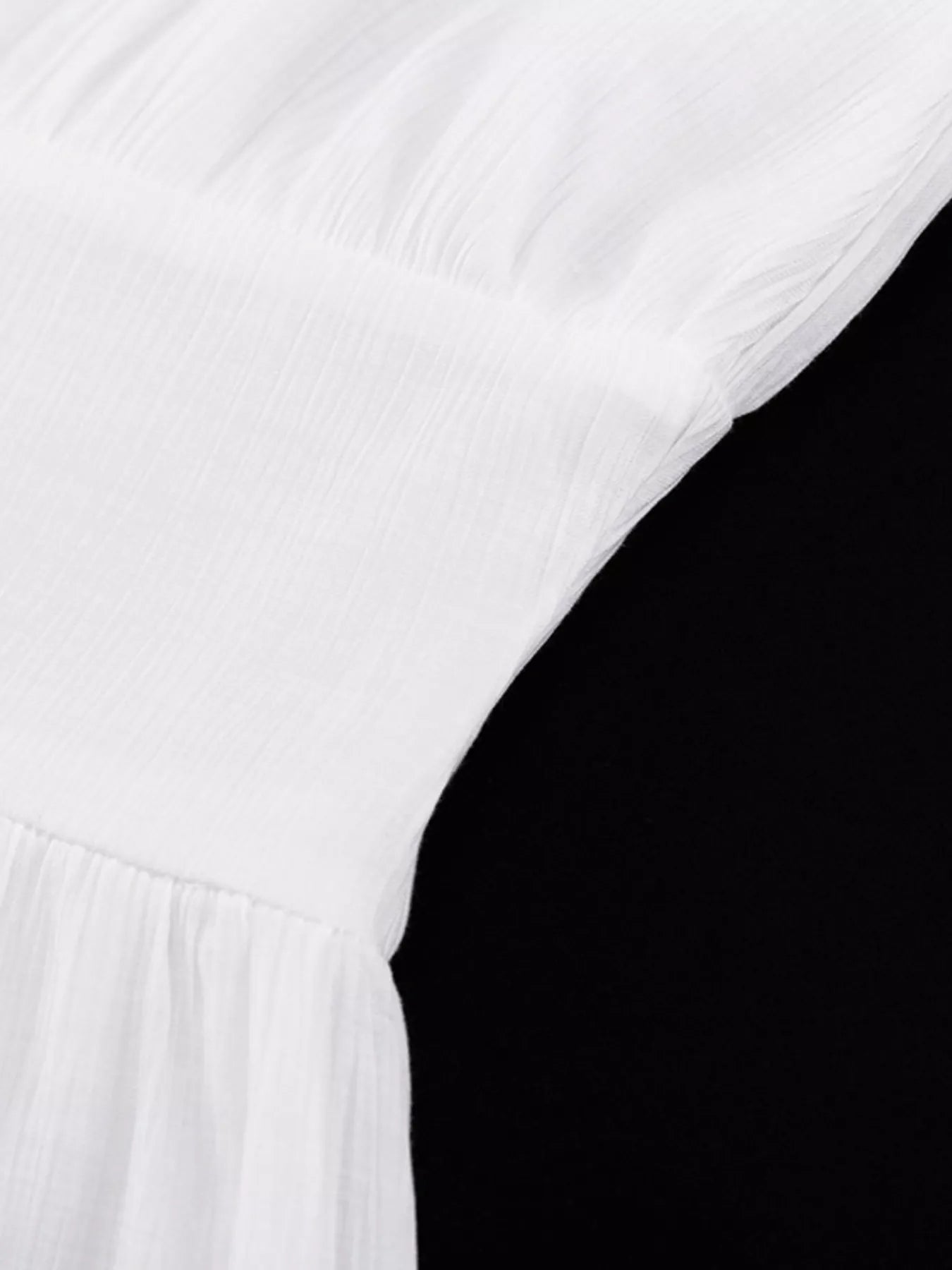 Women's Slit Puff Sleeve Maxi Dress - Maxi Dresses
