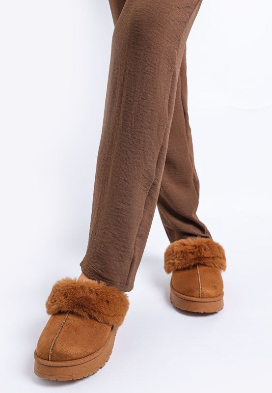 Portho Faux Fur Lining Slip Ons | Trendy Slip Ons Outfit Idea for Women by Ro + Ivy | Elevated Basics, Modern Comfort & Style