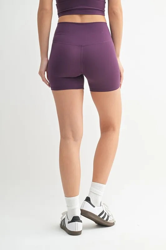 Contour Active Shorts in Merlot - Active Shorts