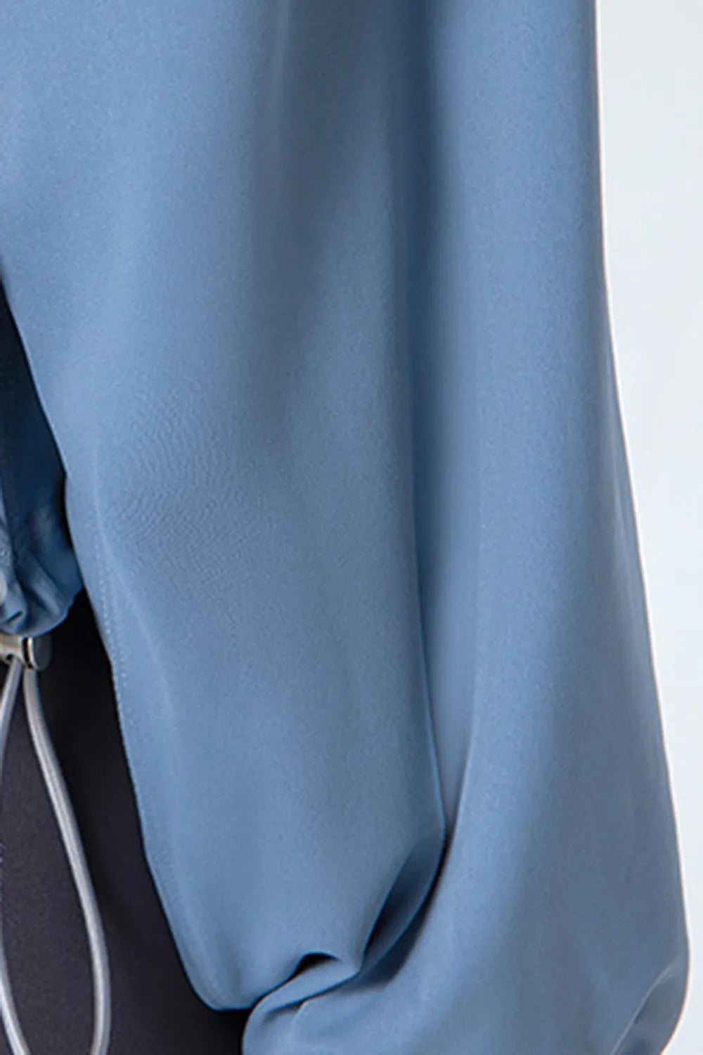 Side Drawstring Zip Up Dropped Shoulder Activewear Jacket