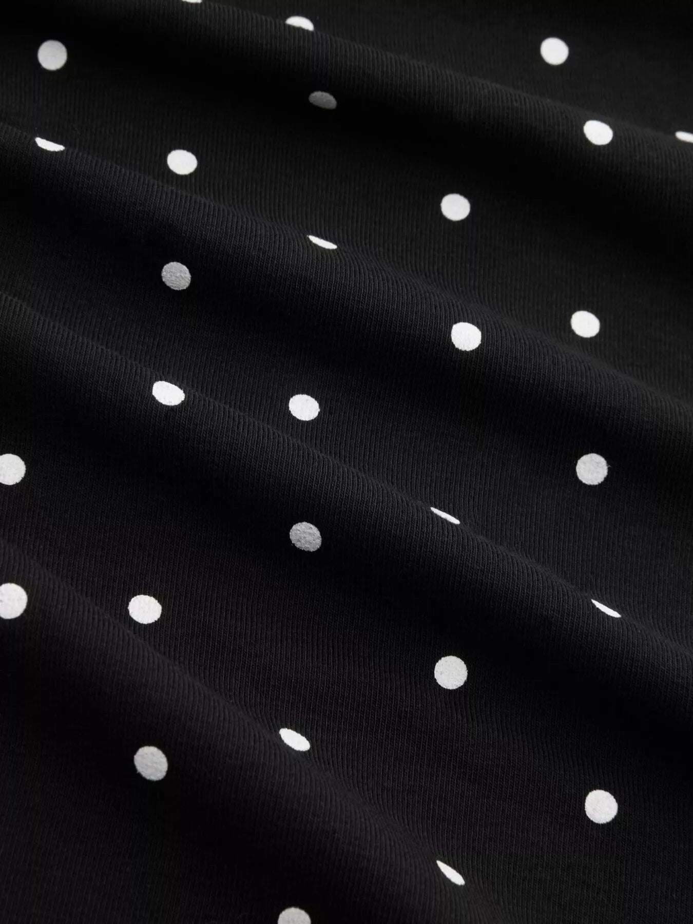 Polka Dot Boat Neck Flare Sleeves Mini Dress