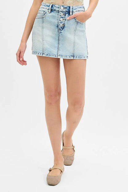Full Size High Rise Button Down Skorts Plus Size – outfit idea for women | Ro + Ivy