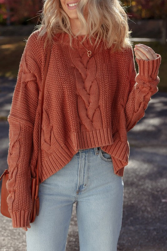 Redwood Burl Chunky Knit Textured Sweater | Trendy Sweaters Outfit Idea for Women by Ro + Ivy | Elevated Basics, Modern Comfort & Style