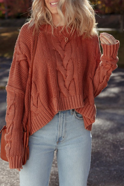 Redwood Burl Chunky Knit Textured Sweater | Trendy Sweaters Outfit Idea for Women by Ro + Ivy | Elevated Basics, Modern Comfort & Style