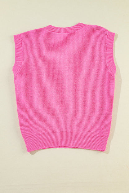 American Flag Patriotic Knitted Tank Vest — July 4Th Solid Casual Style - 20% OFF