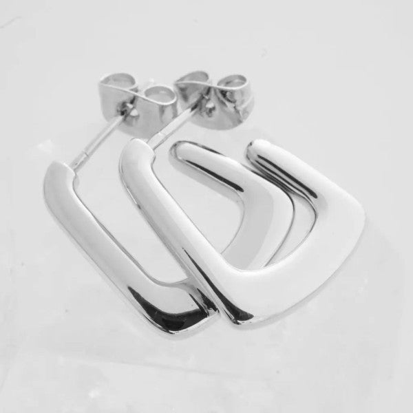 Demi Hoop Earrings Trendy Earrings Outfit Idea for Women | Ro + Ivy