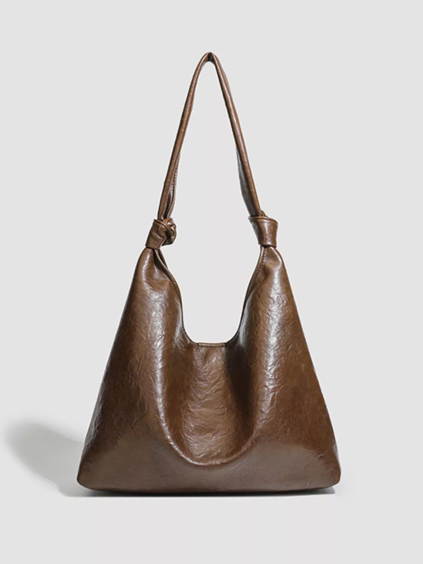 Women's Vintage Style Faux Leather Shoulder Bag - Shoulder Bags