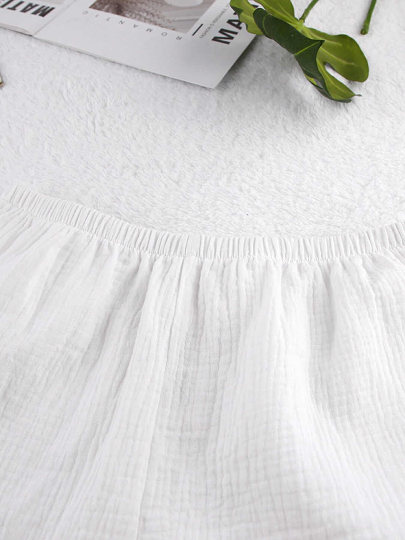Tie Front Relaxed Fit Cami And Shorts Set - Outfit Sets
