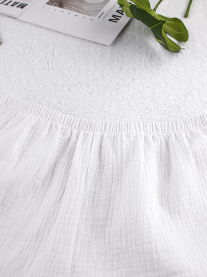 Tie Front Relaxed Fit Cami And Shorts Set - Outfit Sets