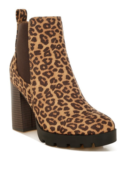 Leopard Sonia Block Heel Boots | Trendy Boots Outfit Idea for Women by Ro + Ivy | Elevated Basics, Modern Comfort & Style