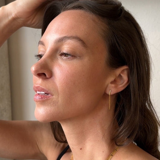 Bar Chain Drop Earrings — Glistening Chain Detail Effortlessly Chic - Earrings
