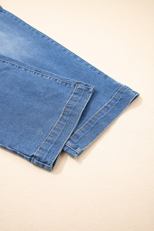 Mikaela Fly Straight Leg Jeans | Trendy Jeans Outfit Idea for Women by Ro + Ivy | Elevated Basics, Modern Comfort & Style