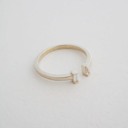 Stevie Baguette Ring Trendy Rings Outfit Idea for Women | Ro + Ivy