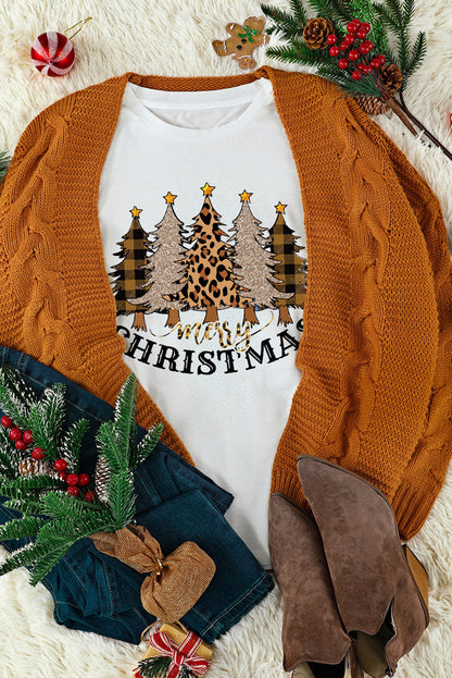 Merry Christmas Graphic Short-Sleeve T-Shirt