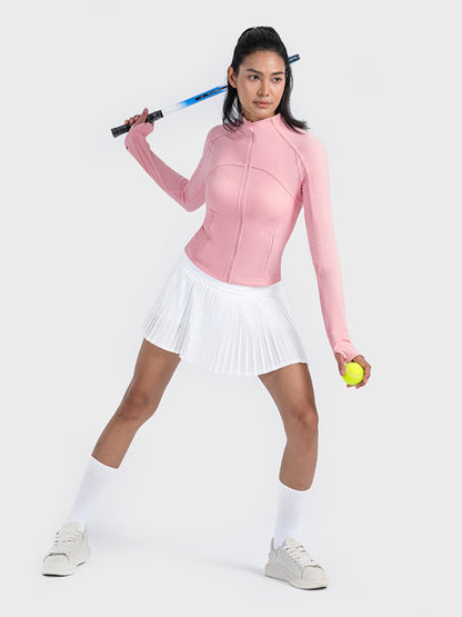 Long Sleeve Zip-Up Activewear Jacket