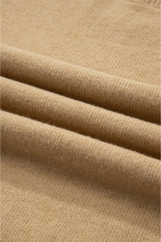 Leopard Bow Cuff Contrast Trim Sweater | Trendy Sweaters Outfit Idea for Women by Ro + Ivy | Elevated Basics, Modern Comfort & Style