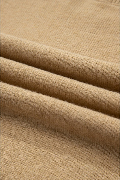 Leopard Bow Cuff Contrast Trim Sweater | Trendy Sweaters Outfit Idea for Women by Ro + Ivy | Elevated Basics, Modern Comfort & Style