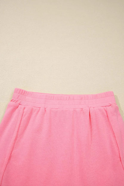 Women's Sleeveless Cropped Top and Pocketed Skort Set - Matching Sets