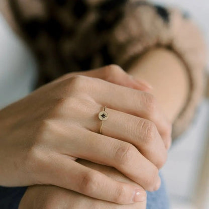 Compass Ring – outfit idea for women | Ro + Ivy
