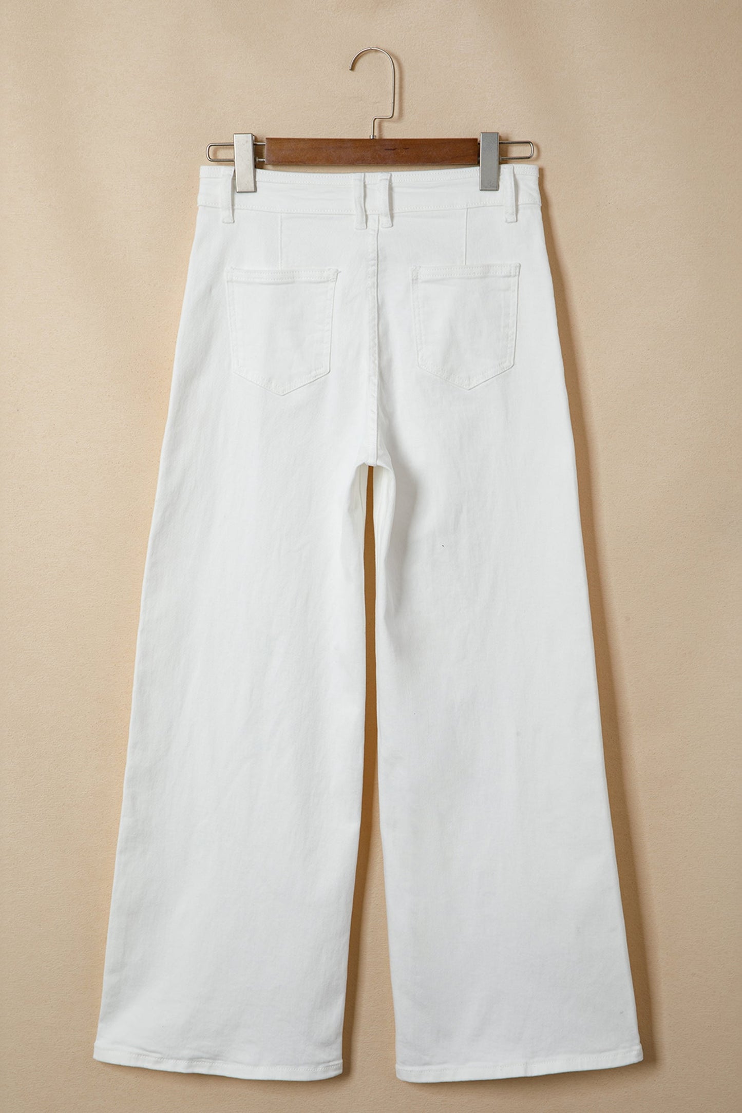 Solid Loose Fit High Rise Casual Wide Leg Jeans — Versatile Everyday Style - Jeans