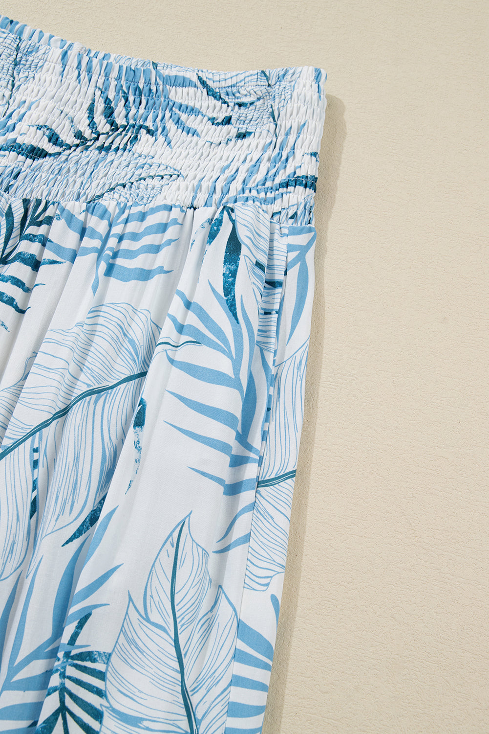 Breezy Waistband Linen Blend Wide Leg Pants — Relaxed Summer Everyday Style - Pants & Culotte