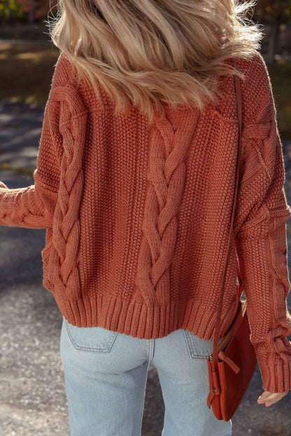 Chunky Knit Textured Sweater | Trendy Sweaters Outfit Idea for Women by Ro + Ivy | Elevated Basics, Modern Comfort & Style