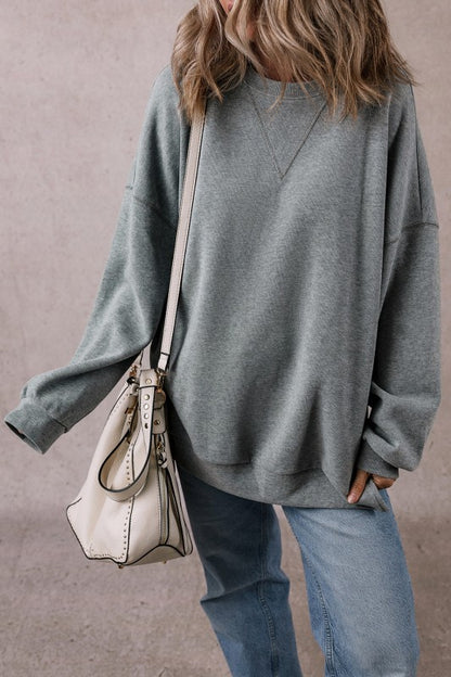 Rorivina Drop Shoulder Oversized Sweatshirt | Trendy Outfit Idea for Women by Ro + Ivy | Elevated Basics, Modern Comfort & Style