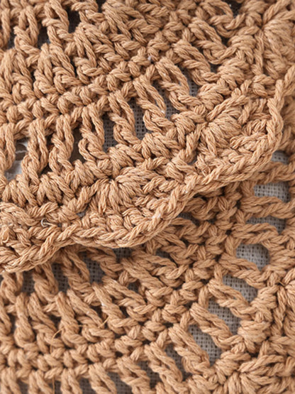 Boho Crochet Crossbody Bag - Crossbody Bags