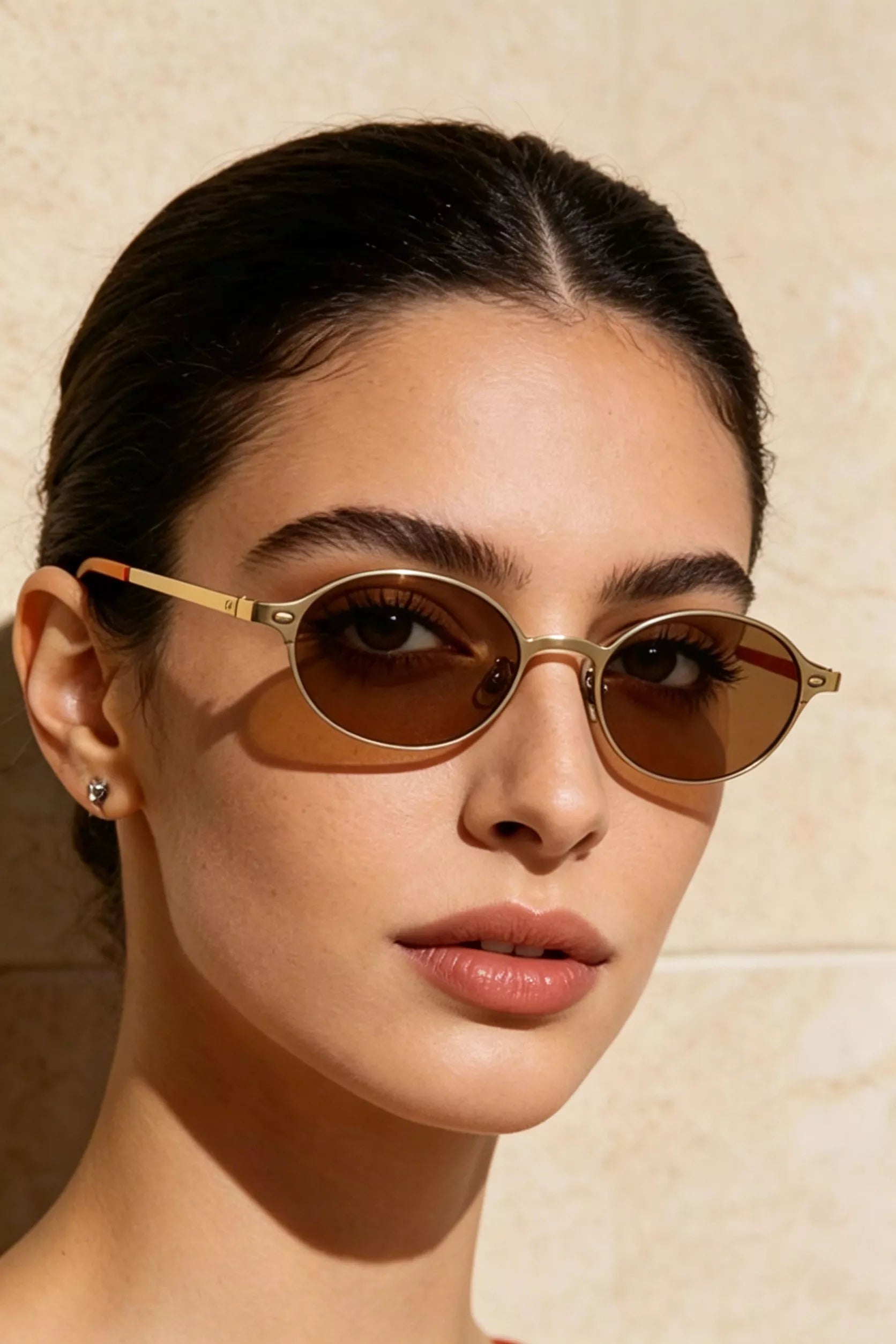 Women's Vintage Oval Sunglasses - Style A One Size Sunglasses