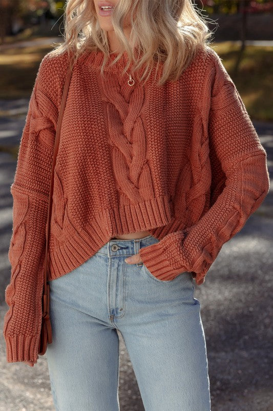 Chunky Knit Textured Sweater | Trendy Sweaters Outfit Idea for Women by Ro + Ivy | Elevated Basics, Modern Comfort & Style