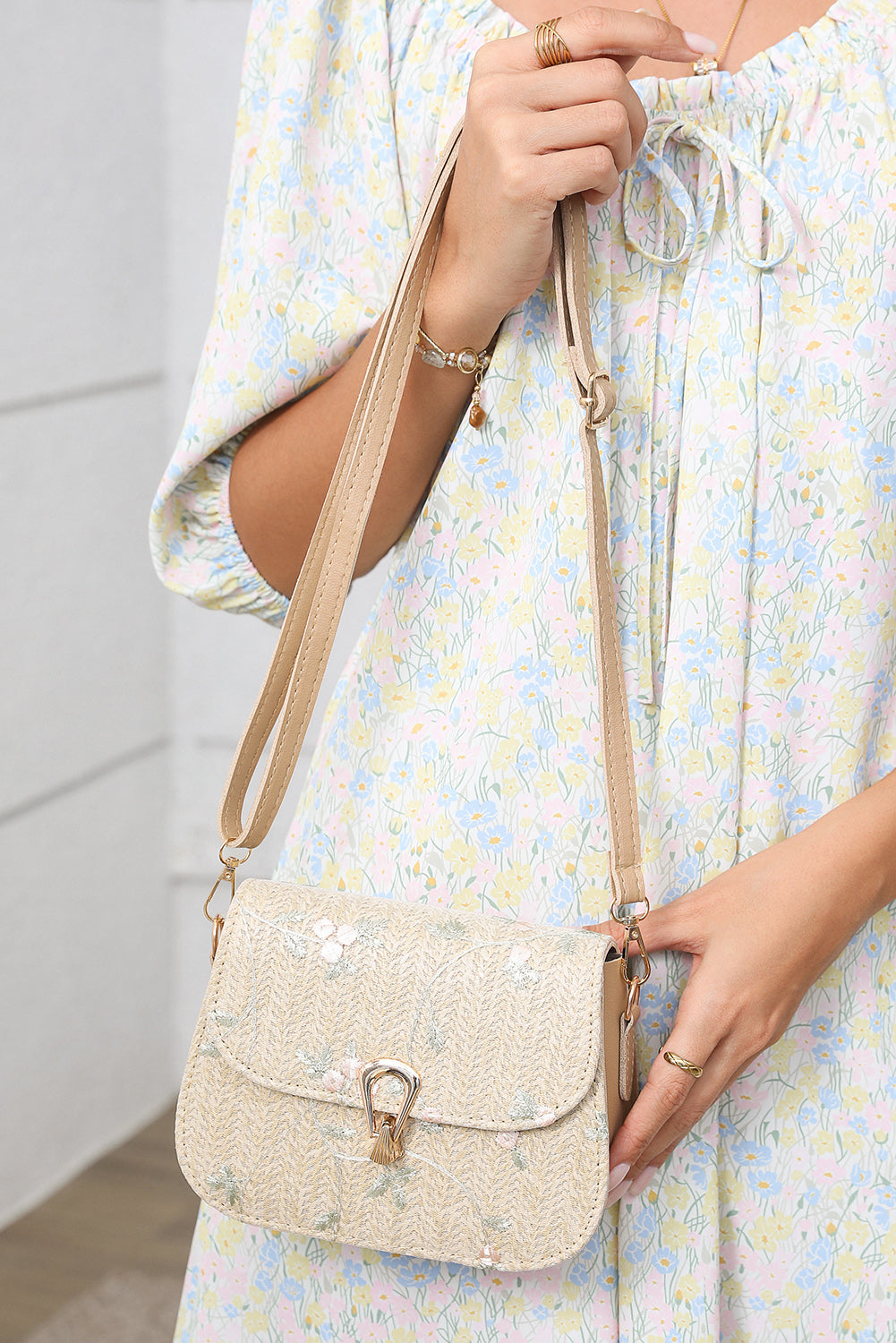 Intricately Woven Detail One Shoulder Bag — Elegant Everyday Carry Style - Jet Stream ONE Shoulder Bags