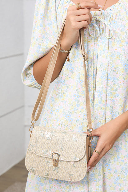 Intricately Woven Detail One Shoulder Bag — Elegant Everyday Carry Style - Jet Stream ONE Shoulder Bags