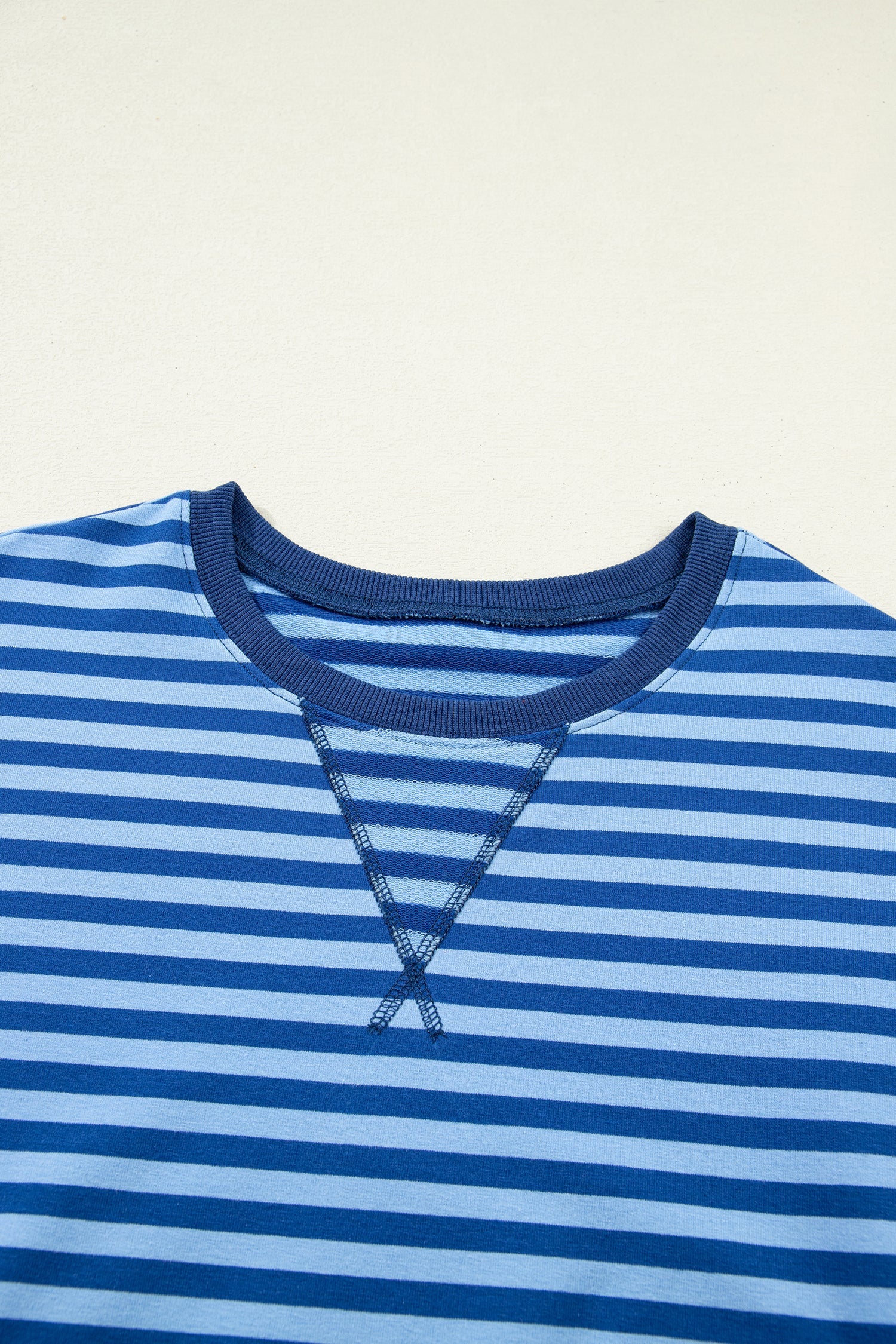 Striped Long Sleeve Top & Matching Shorts Casual Two-Piece Set — Timeless Comfortable Style - Short Sets