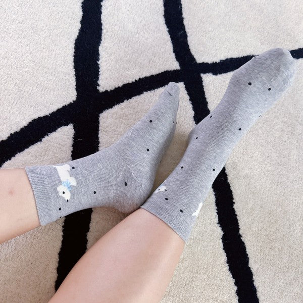 Scottie Dog Pattern Socks Set Of 2 | Trendy Socks Outfit Idea for Women by Ro + Ivy | Elevated Basics, Modern Comfort & Style
