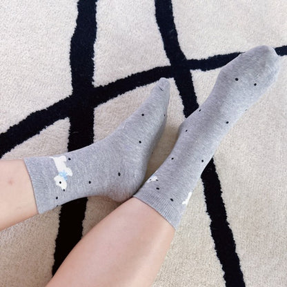 Scottie Dog Pattern Socks Set Of 2 | Trendy Socks Outfit Idea for Women by Ro + Ivy | Elevated Basics, Modern Comfort & Style