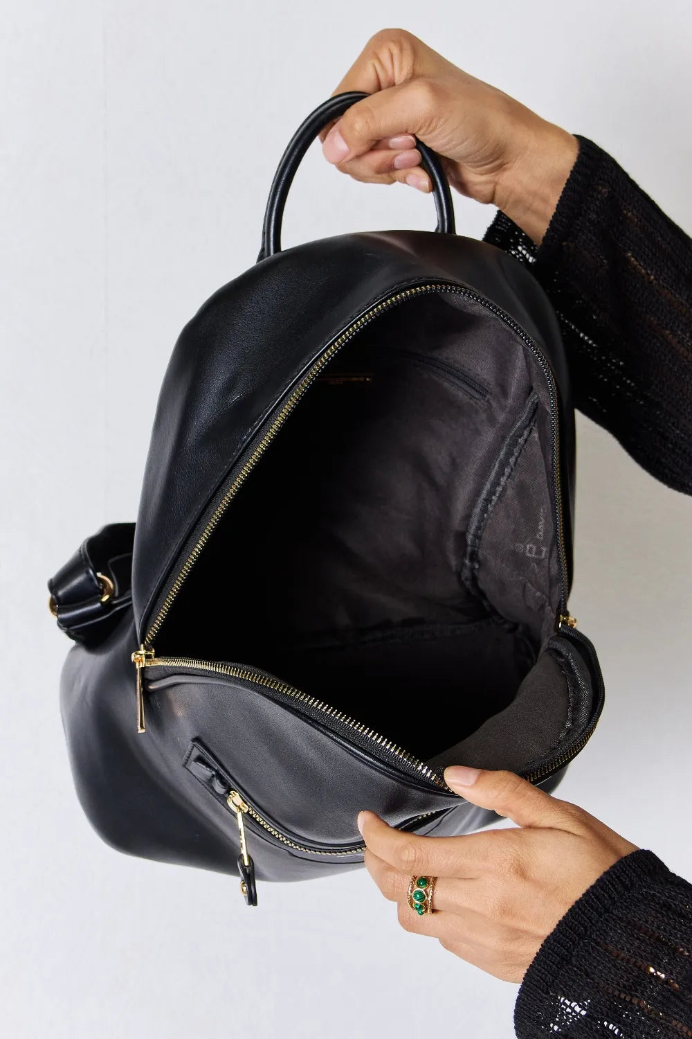 PU Leather Backpack | Trendy Backpacks Outfit Idea for Women by Ro + Ivy | Elevated Basics, Modern Comfort & Style