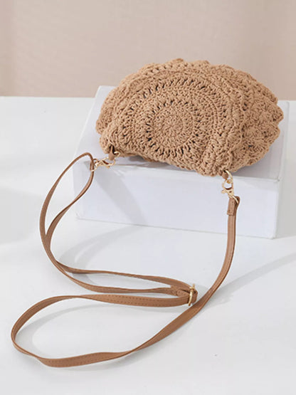 Boho Crochet Crossbody Bag - Crossbody Bags
