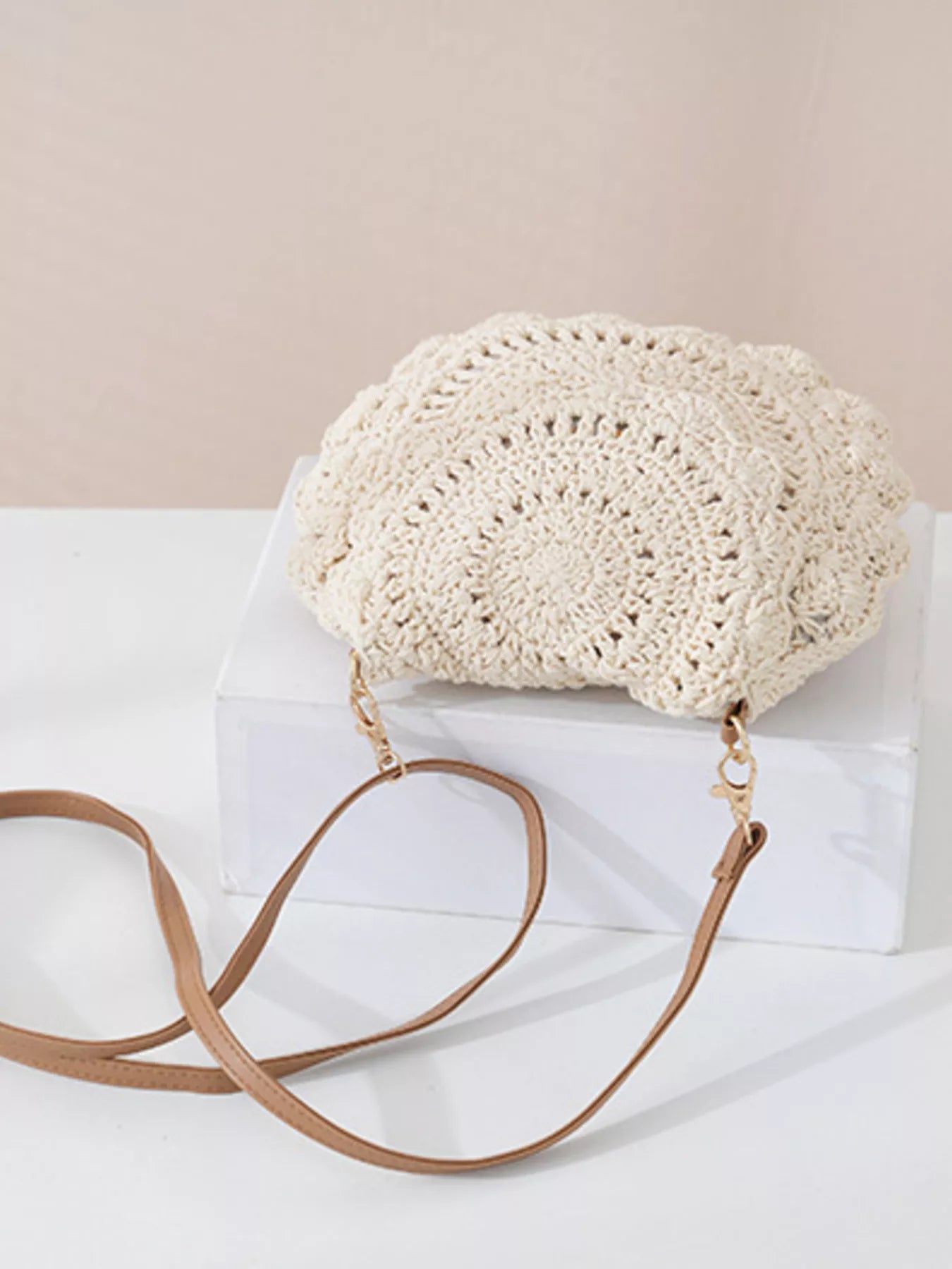 Boho Crochet Crossbody Bag - Crossbody Bags