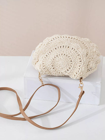Boho Crochet Crossbody Bag - Crossbody Bags