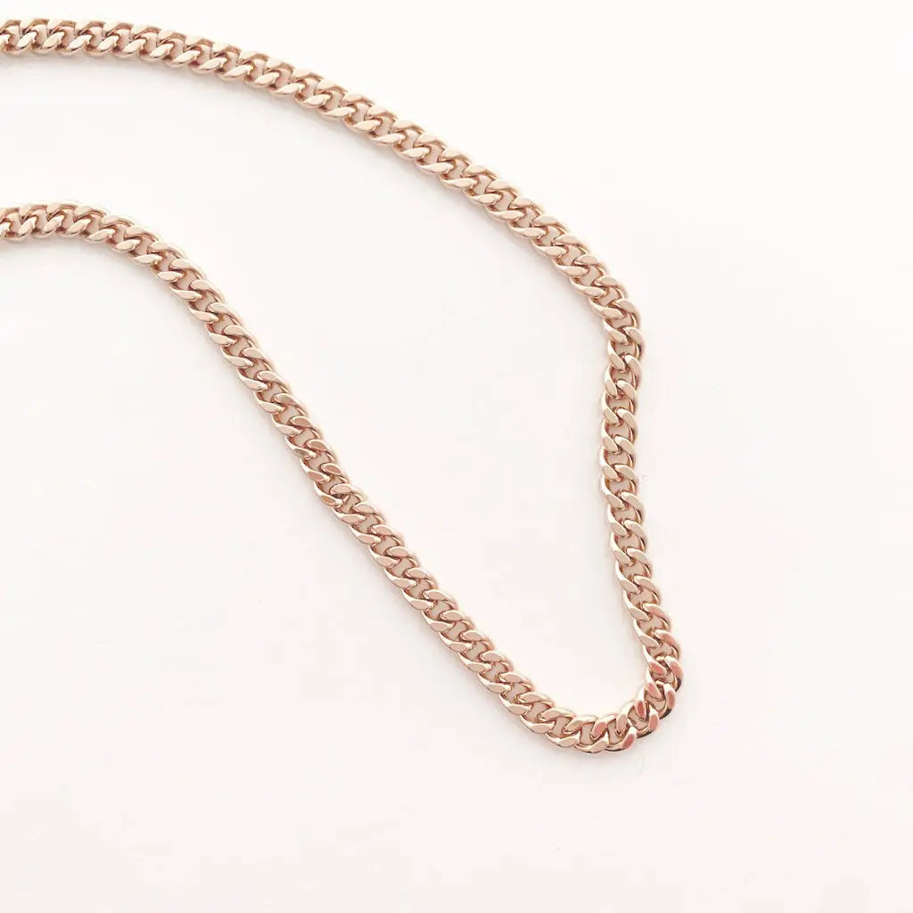 Bold Thick Chain Necklace — Statement Layering Adjustable Everyday Jewelry - Necklaces