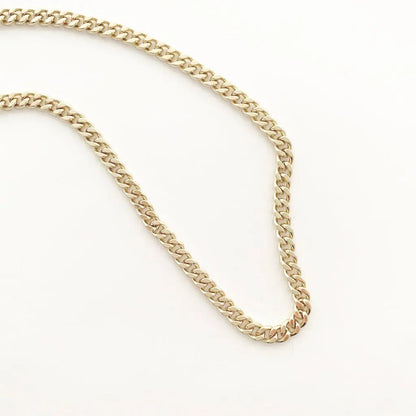 Bold Thick Chain Necklace — Statement Layering Adjustable Everyday Jewelry - Necklaces