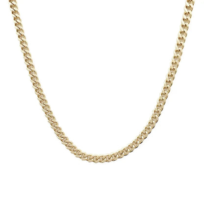 Bold Thick Chain Necklace — Statement Layering Adjustable Everyday Jewelry - Gold Necklaces