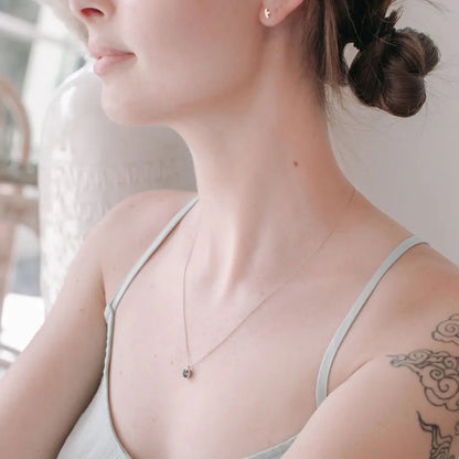 Ode To Rose Faceted Crystal Pendant Necklace — Shimmering Multi-Angle Layering Jewelry - Necklaces