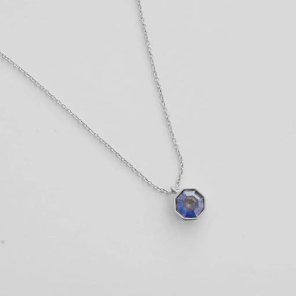Ode To Rose Faceted Crystal Pendant Necklace — Shimmering Multi-Angle Layering Jewelry - Necklaces