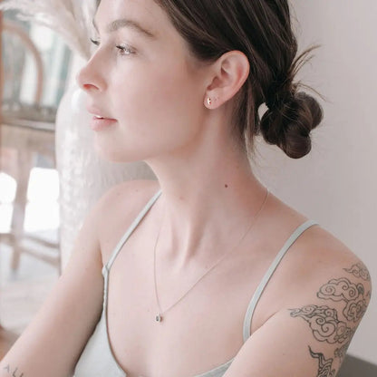 Ode To Rose Faceted Crystal Pendant Necklace — Shimmering Multi-Angle Layering Jewelry - Necklaces