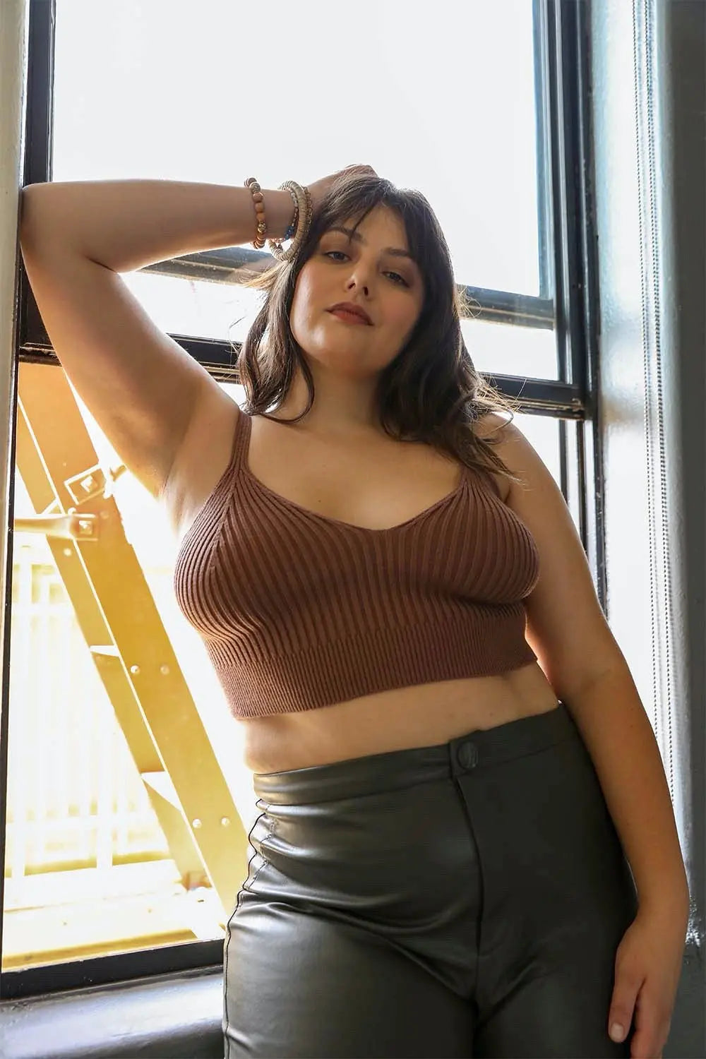 Ribbed Knit Lounge Brami