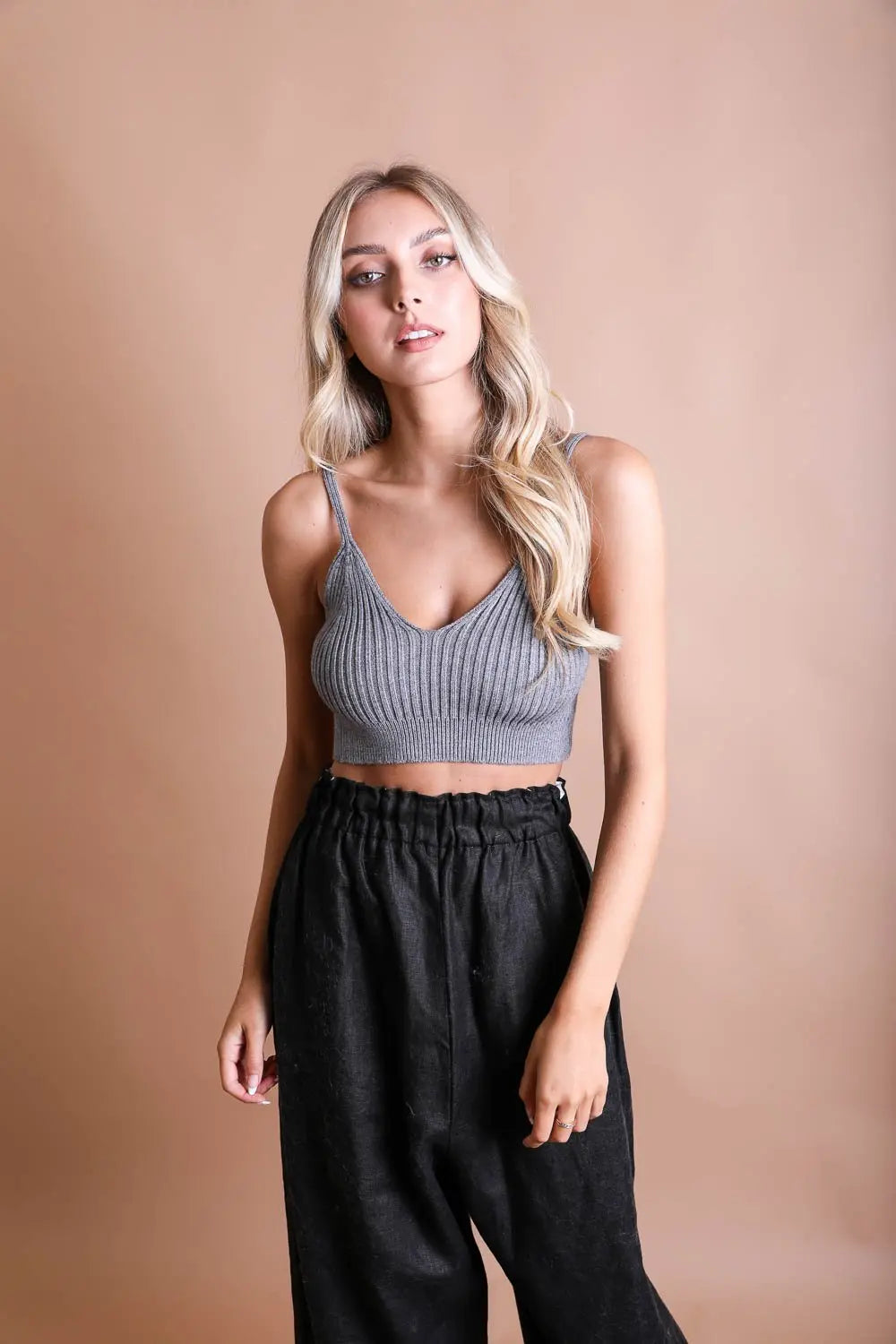 Ribbed Knit Lounge Brami
